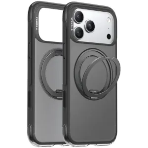 Torras Ostand O3 Air Back Cover hoesje met MagSafe voor Apple iPhone 17 Pro Max - Zwart