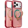 Torras Ostand Q3 Air Back Cover hoesje met MagSafe voor Apple iPhone 17 Pro - Wave of Passion 0
