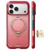Torras Ostand Q3 Air Back Cover hoesje met MagSafe voor Apple iPhone 17 Pro Max - Wave of Passion 1
