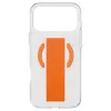 UNIQ Heldro Air MagClick MagSafe Back Cover hoesje voor Apple iPhone 17 Pro - Transparant/Oranje 2