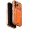 UNIQ Heldro Air MagClick MagSafe Back Cover hoesje voor Apple iPhone 17 Pro Max - Transparant/Oranje