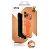UNIQ Heldro Air MagClick MagSafe Back Cover hoesje voor Apple iPhone 17 Pro Max - Transparant/Oranje 6